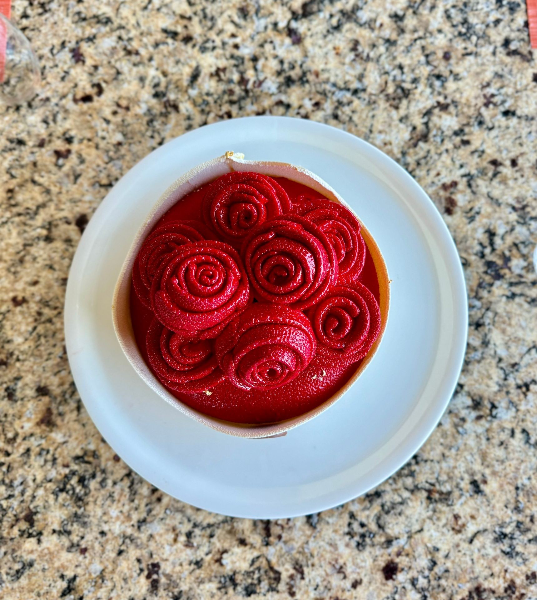 Rose basket cake 